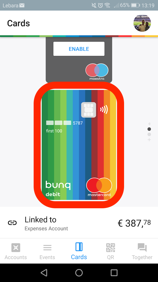 Bunq MasterCard - bunq Together